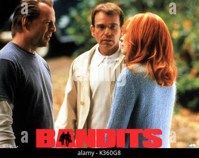 Les bandits Bruce Willis, Billy Bob Thornton, Cate Blanchett Date : 2001 Banque D'Images