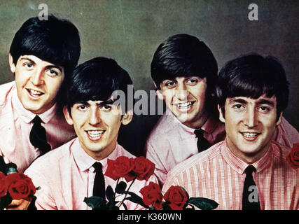 Le Beatles Paul McCARTNEY, George Harrison, Ringo Starr, JOHN LENNON Banque D'Images