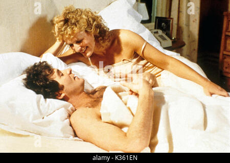 THE BIG CHILL KEVIN KLINE, Glenn Close Date : 1983 Banque D'Images