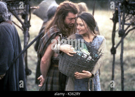 BRAVEHEART MEL GIBSON, CATHERINE MCCORMACK Date : 1995 Banque D'Images