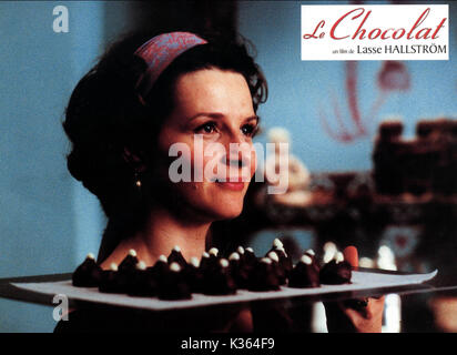 CHOCOLAT Juliette Binoche Date : 2000 Banque D'Images