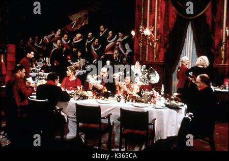 Le CUISINIER LE VOLEUR SA FEMME ET SON AMANT Helen Mirren, MICHAEL GAMBON, Liz Smith Date : 1989 Banque D'Images