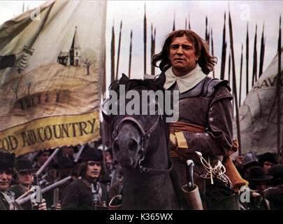 CROMWELL RICHARD HARRIS comme Oliver Cromwell Date : 1970 Banque D'Images