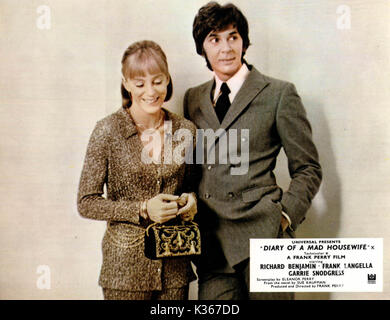 Journal d'une ménagère folle Carrie Snodgress, Frank Langella Date : 1970 Banque D'Images