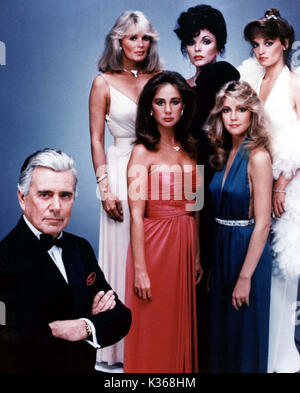 DYNASTY JOHN FORSYTHE, LINDA EVANS, PAMELA BELLWOOD, Joan Collins, Heather Locklear, Pamela Sue Martin Banque D'Images