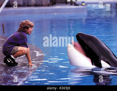 FREE WILLY JASON JAMES RICHTER Date : 1993 Banque D'Images