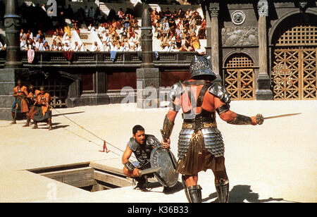 GLADIATOR GLADIATOR RUSSELL CROWE Date : 2000 Banque D'Images