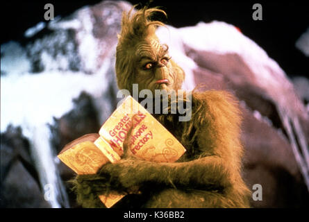 Le Grincheux JIM CARREY Date : 2001 Banque D'Images