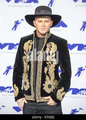 Inglewood, Californie, USA. Août 27, 2017. Getty août arrive à la 2017 MTV Video Music Awards Photo Prix eu lieu pendant le Forum en Inglewood/Los Angeles le dimanche après-midi. Crédit : David Bro/ZUMA/Alamy Fil Live News Banque D'Images