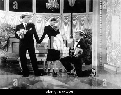 HOLIDAY INN L-R, Bing Crosby, VIRGINIA DALE, Fred Astaire Banque D'Images