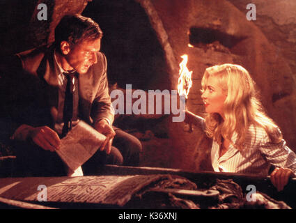 INDIANA JONES ET LA DERNIÈRE CROISADE HARRISON FORD ET ALISON DOODY : LUCASFILM Date : 1989 Banque D'Images