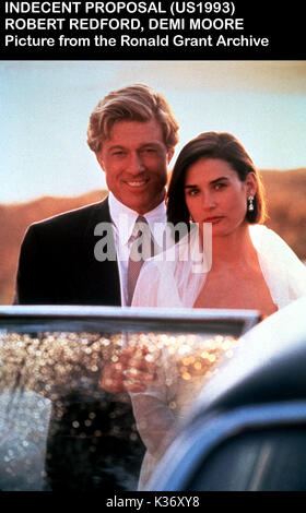 Proposition Indécente Demi Moore, Robert Redford Date : 1993 Banque D'Images