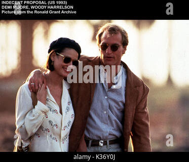 Proposition Indécente DEMI MOORE, Woody Harrelson Date : 1993 Banque D'Images