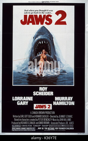 JAWS 2 UNIVERSAL PICTURES Date : 1978 Banque D'Images