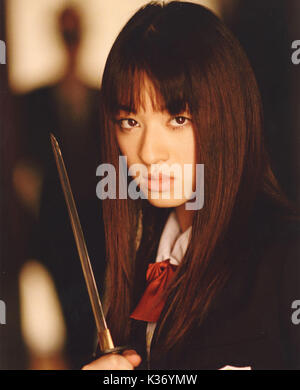 Kill Bill : vol. 1 (US 2003) alias Quentin Tarantino's Kill Bill : Volume One alias Kill Bill : Volume 1 Chiaki Kuriyama Kill Bill : vol. 1 (US 2003) alias Quentin Tarantino's Kill Bill : Volume One alias Kill Bill : Volume 1 Chiaki Kuriyama Kill Bill : vol. 1 (US 2003) alias Quentin Tarantino's Kill Bill : Volume One alias Kill Bill : Volume 1 Chiaki Kuriyama date : 2003 Banque D'Images