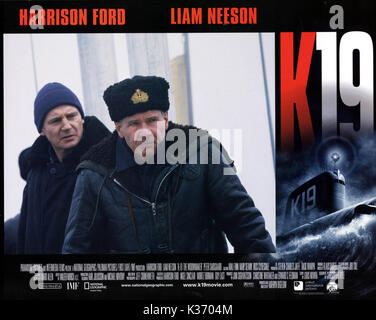 K-19 : LE WIDOWMAKER Liam Neesom et Harrison Ford Date : 2002 Banque D'Images