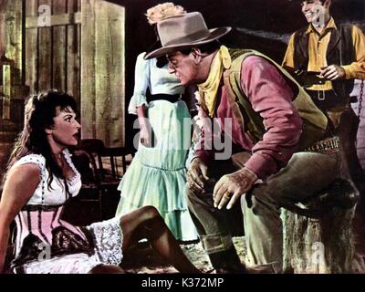 McLintock ! (US 1963) MAUREEN O'HARA, JOHN WAYNE MCLINTECK! (US 1963) MAUREEN O'HARA, JOHN WAYNE date : 1963 Banque D'Images
