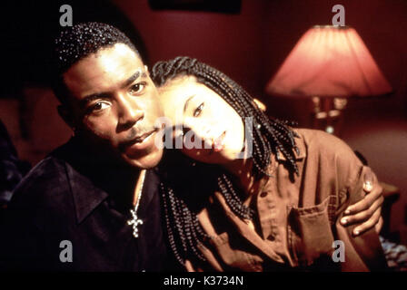 MENACE II SOCIETY TYRIN TURNER, Jada Pinkett Date : 1993 Banque D'Images