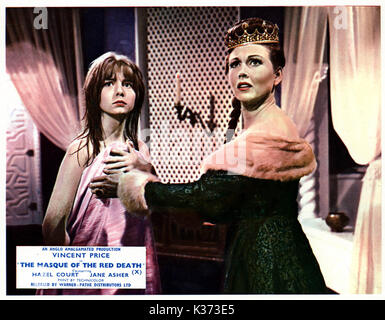 Le MASQUE DE LA MORT ROUGE JANE ASHER, HAZEL COURT Date : 1964 Banque D'Images