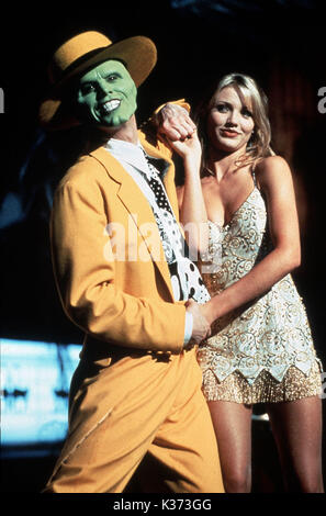 Le MASQUE JIM CARREY, Cameron Diaz Date : 1994 Banque D'Images