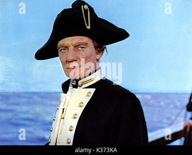 Mutinerie SUR LE BOUNTY TREVOR HOWARD comme capitaine Bligh Date : 1962 Banque D'Images