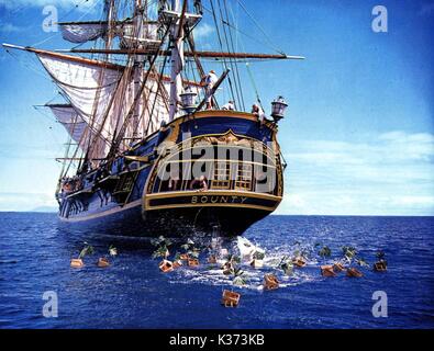 Mutinerie sur le Bounty Date : 1962 Banque D'Images