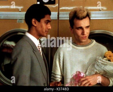 MY BEAUTIFUL LAUNDRETTE GORDON WARNECKE, Daniel Day Lewis Date : 1985 Banque D'Images