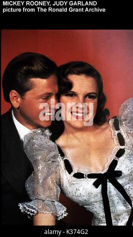MICKEY ROONEY, Judy Garland Banque D'Images