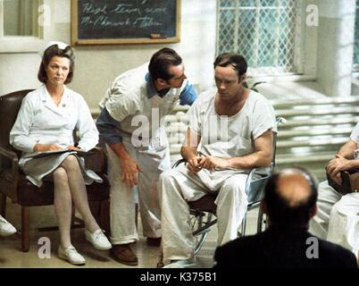 Vol au-dessus d'un nid de coucou [1975] Louise Fletcher, Jack Nicholson et ? Date : 1975 Banque D'Images