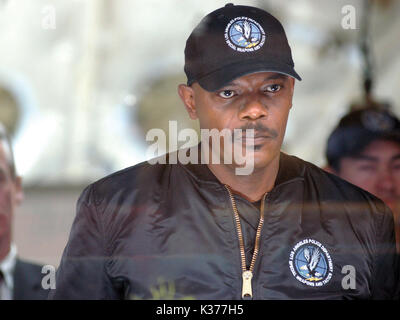 COPYRIGHT : COLUMBIA TRISTAR SAMUEL L. JACKSON S.W.A.T. COPYRIGHT : COLUMBIA TRISTAR SAMUEL L. JACKSON date : 2003 Banque D'Images