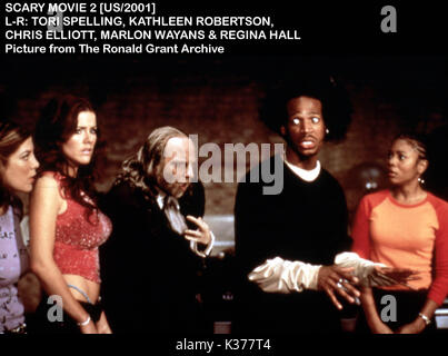 SCARY MOVIE 2 [2001 TORI SPELLING, KATHLEEN ROBERTSON, CHRIS ELLIOT, Marlon Wayans, REGINA HALL Banque D'Images