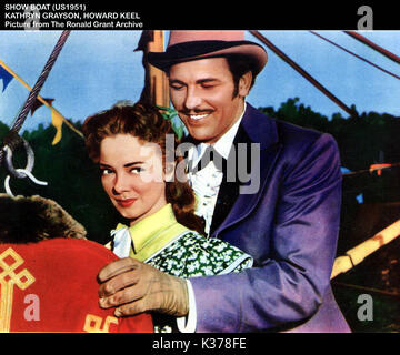 SHOW BOAT KATHRYN GRAYSON, Howard Keel Date : 1951 Banque D'Images