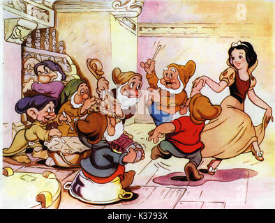 Blanche Neige et les Sept Nains Date : 1937 Banque D'Images