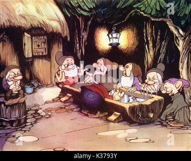 Blanche Neige et les Sept Nains Date : 1937 Banque D'Images