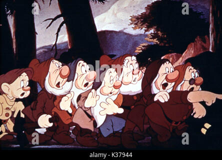 Blanche Neige et les Sept Nains Date : 1937 Banque D'Images