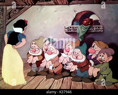 Blanche Neige et les Sept Nains Date : 1937 Banque D'Images