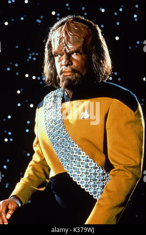 STAR TREK : THE NEXT GENERATION PARAMOUNT PICTURES MICHAEL DORN comme le lieutenant Worf Banque D'Images