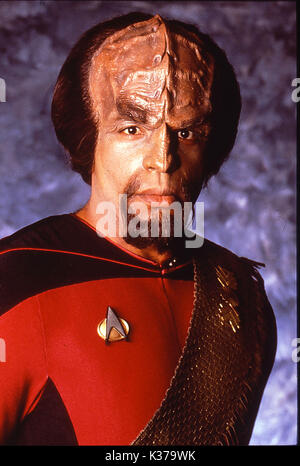 STAR TREK : THE NEXT GENERATION PARAMOUNT PICTURES MICHAEL DORN comme le lieutenant Worf Banque D'Images