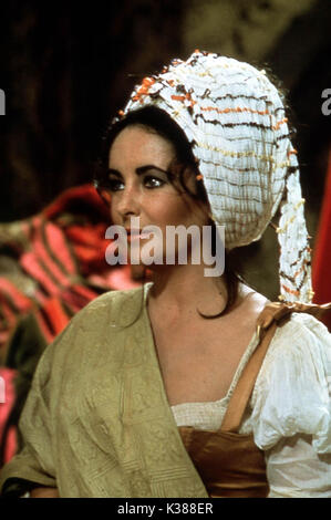 La Mégère apprivoisée ELIZABETH TAYLOR Date : 1967 Banque D'Images