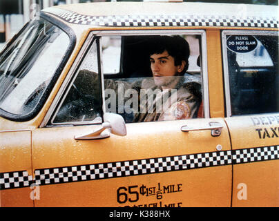 Chauffeur de taxi Robert De Niro Date : 1976 Banque D'Images