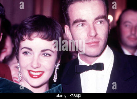 ELIZABETH TAYLOR, Montgomery Clift Banque D'Images