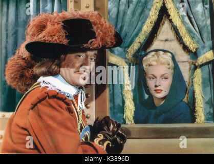 Les trois mousquetaires IAN KEITH ET LANA TURNER UN FILM MGM Date : 1948 Banque D'Images