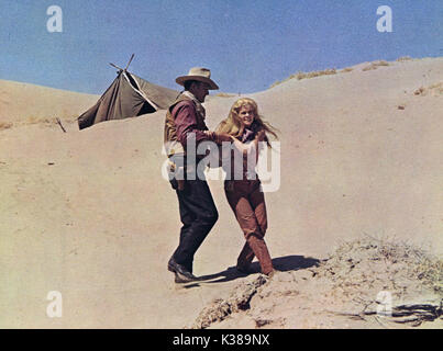 L'AÉROPORT JOHN WAYNE ET ANN-MARGARET UN FILM WARNER BROS Date : 1973 Banque D'Images