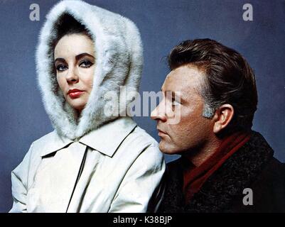 La V.I.P. Elizabeth Taylor et Richard Burton Date : 1963 Banque D'Images