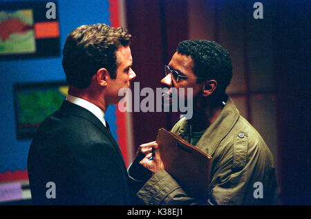 Le candidat mandchou Liev Schreiber et Denzel Washington Date : 2004 Banque D'Images