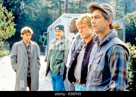 SNEAKERS UNIVERSAL PICTURES RIVER PHOENIX, DAN AYKROYD, SIDNEY POITIER, ROBERT REDFORD, DAVID STRATHAIRN date : 1992 Banque D'Images