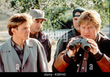 SNEAKERS UNIVERSAL PICTURES RIVER PHOENIX, DAVID STRATHAIRN, Dan AYKROYD, Robert Redford Date : 1992 Banque D'Images