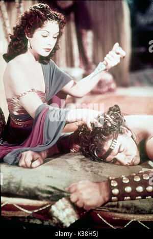 SAMSON ET DELILAH Hedy Lamarr, VICTOR MATURE Date : 1949 Banque D'Images