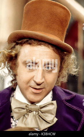 WILLY WONKA ET LA CHOCOLATERIE GENE WILDER comme Willy Wonka WILLY WONKA ET L'USINE DE CHOCOLAT Date : 1971 Banque D'Images