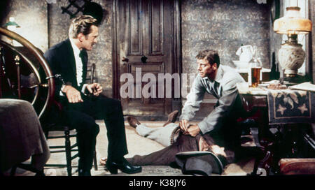 GUNFIGHT À L'OK Corral KIRK DOUGLAS, Burt Lancaster Date : 1957 Banque D'Images